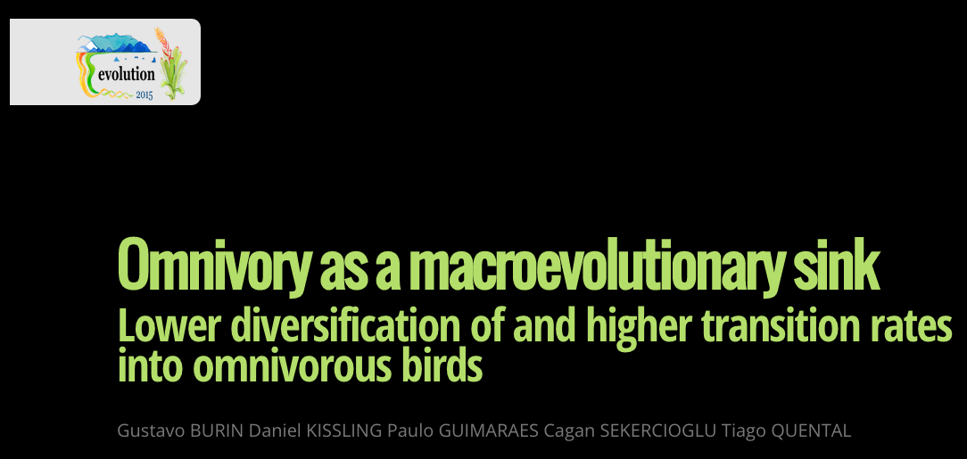 Presentation by Gustavo Burin @ Evolution 2015
